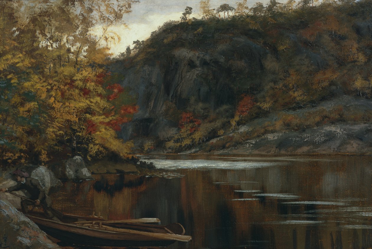 Paysage de Holskaukilen - Olaf Isaachsen