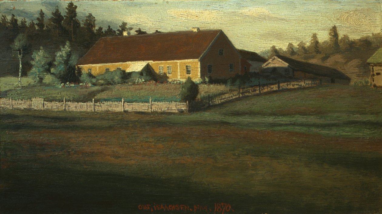 Sorenskivergården à Setesdal - Olaf Isaachsen