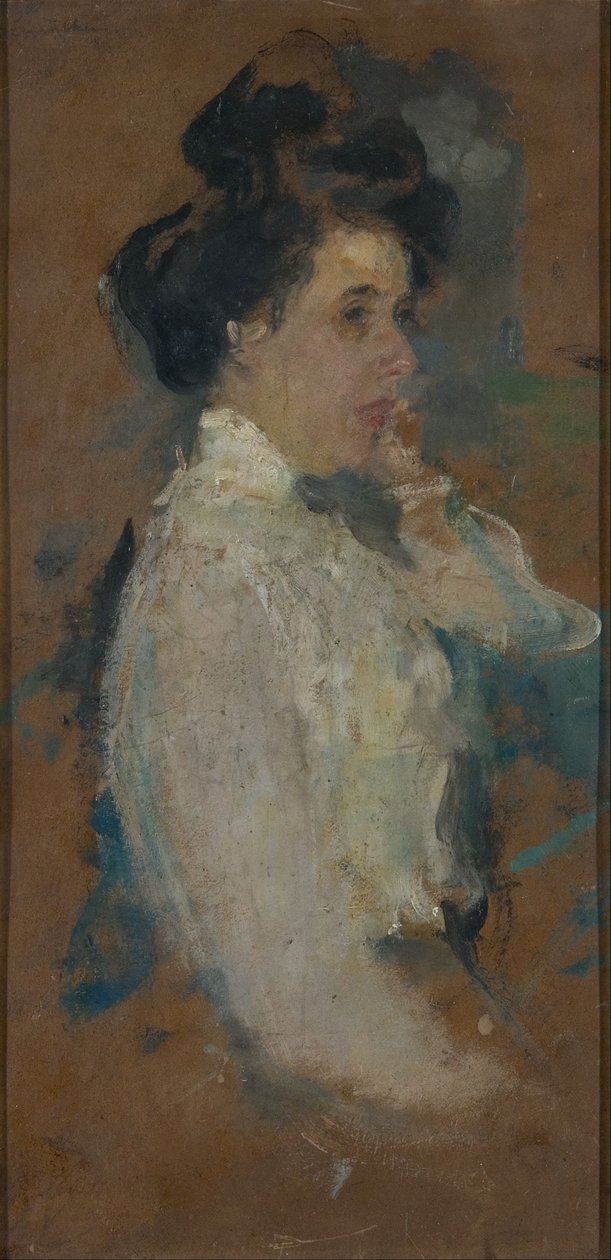 Étude de portrait de femme - Olga Boznanska