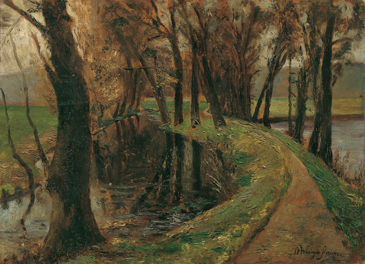 Allée au bord de l