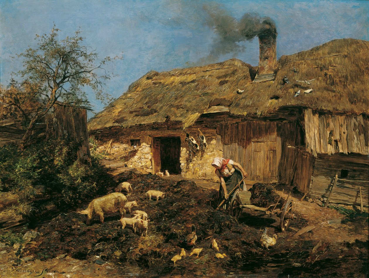 Travail à la ferme - Olga Wisinger Florian