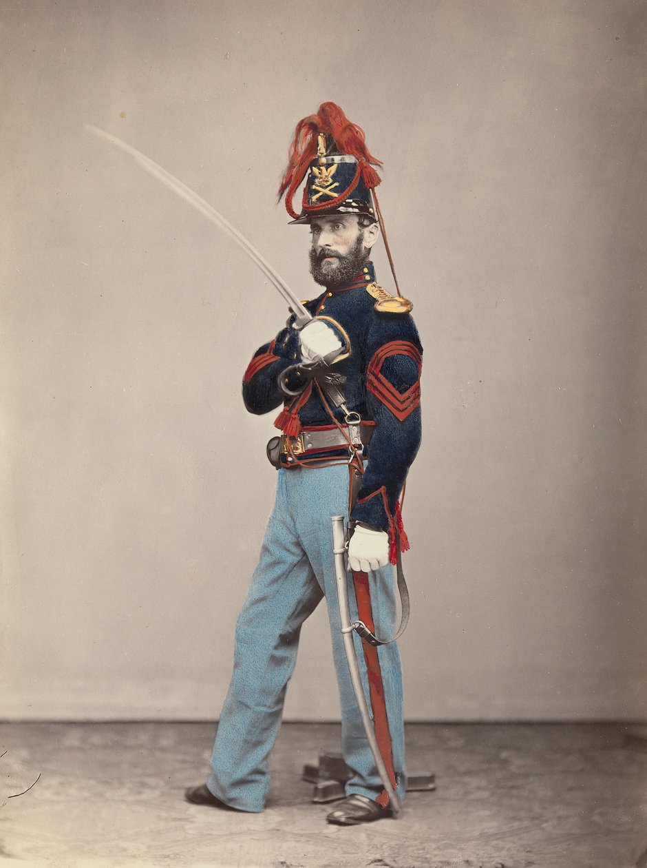 Artillerie légère, sergent-major, 1866 - Oliver H. Willard.