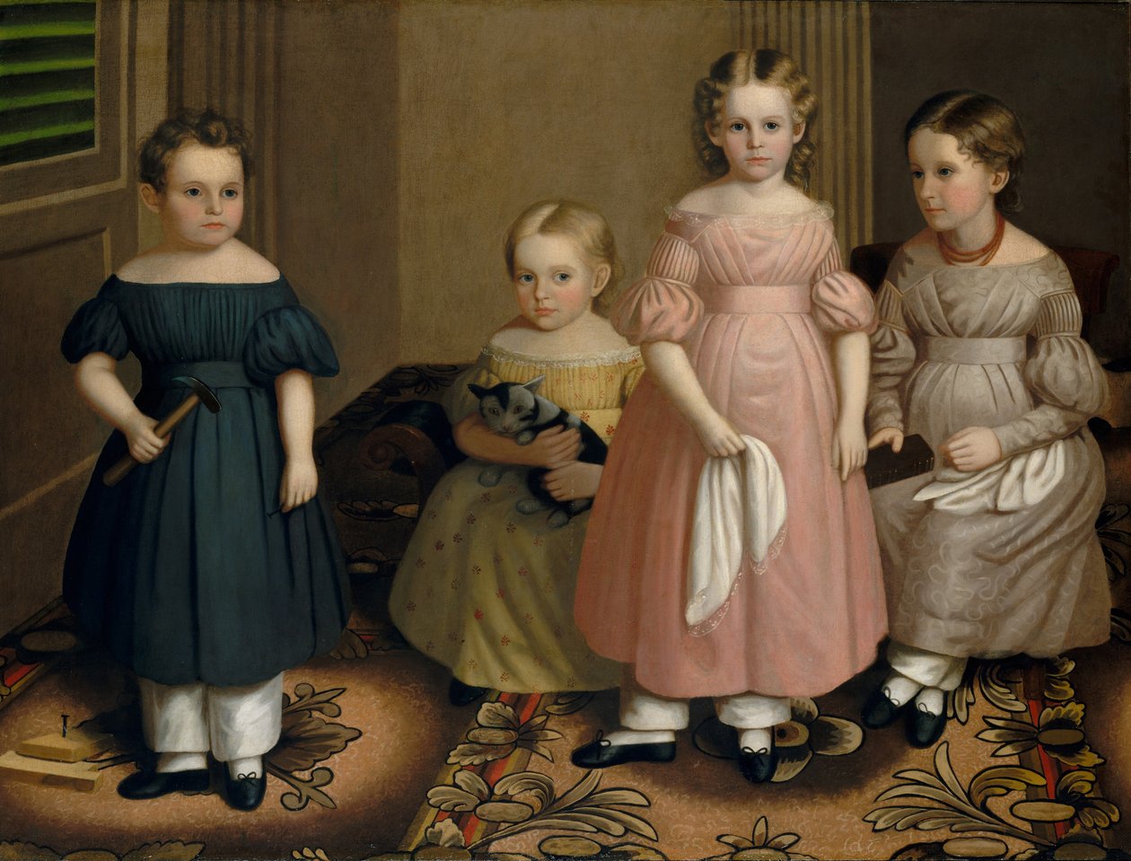 Les enfants Alling, c.1839 - Oliver Tarbell Eddy