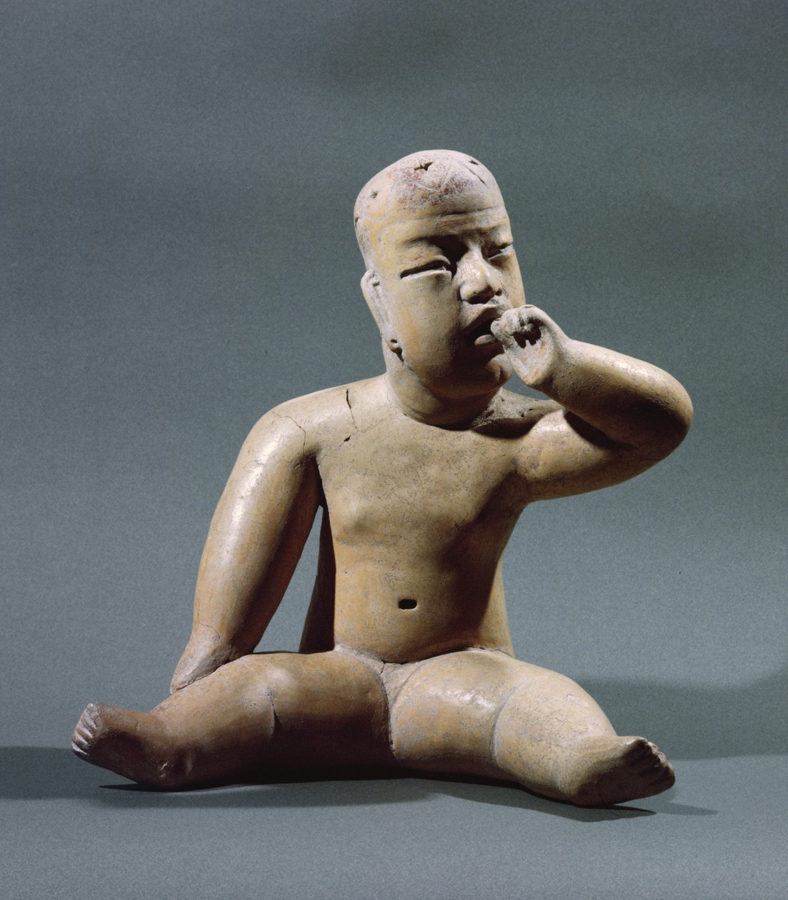 Statuette de bébé (céramique) - Olmec