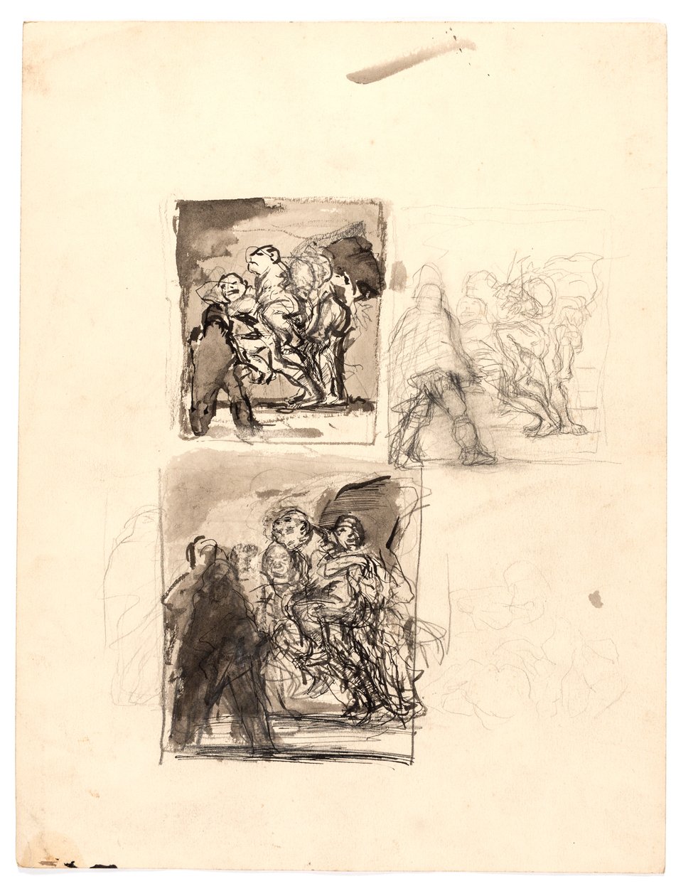 Trois Études pour "Macbeth et les Sorcières" - Oluf Hartmann