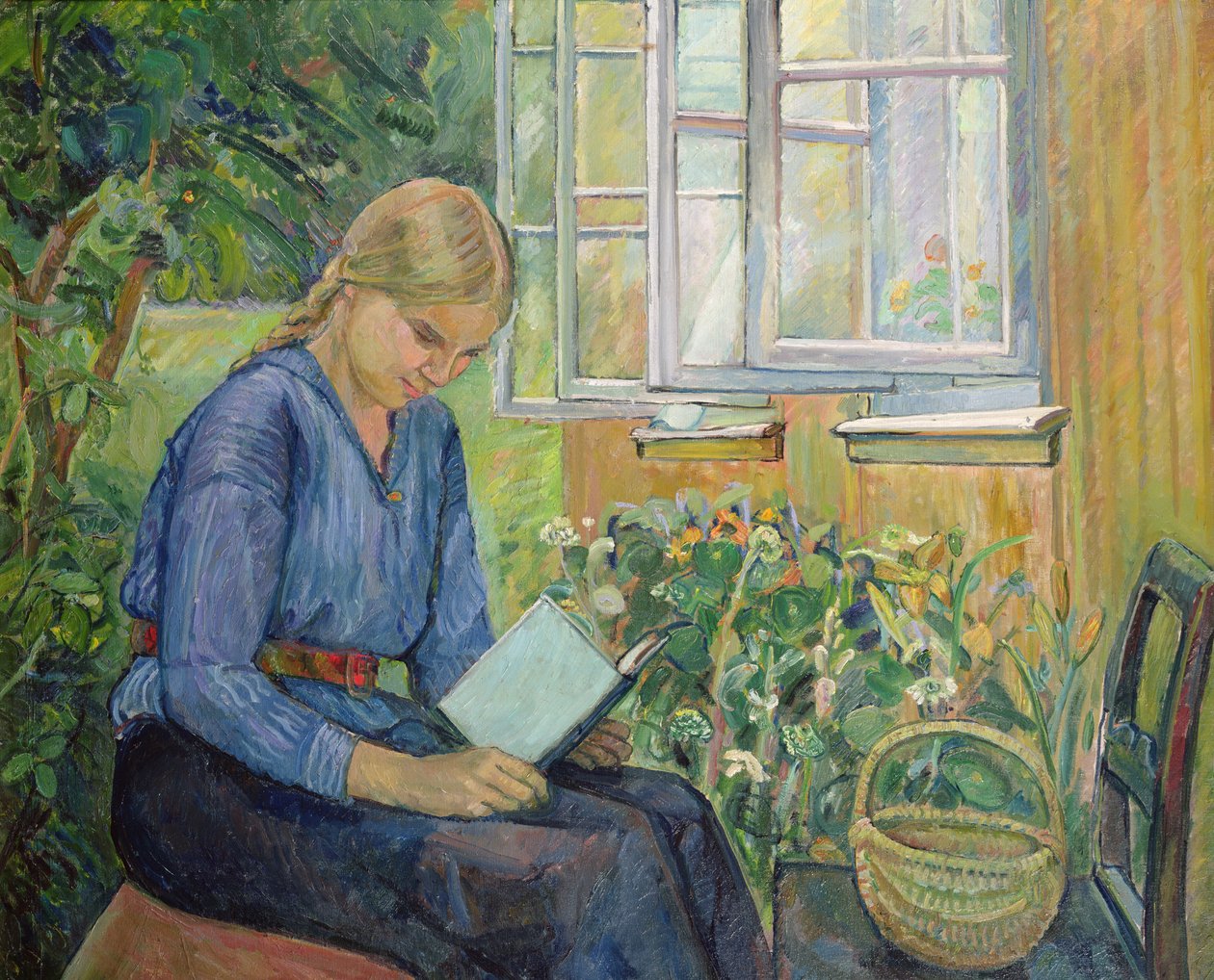 Eva lisant - Oluf Wold Thorne