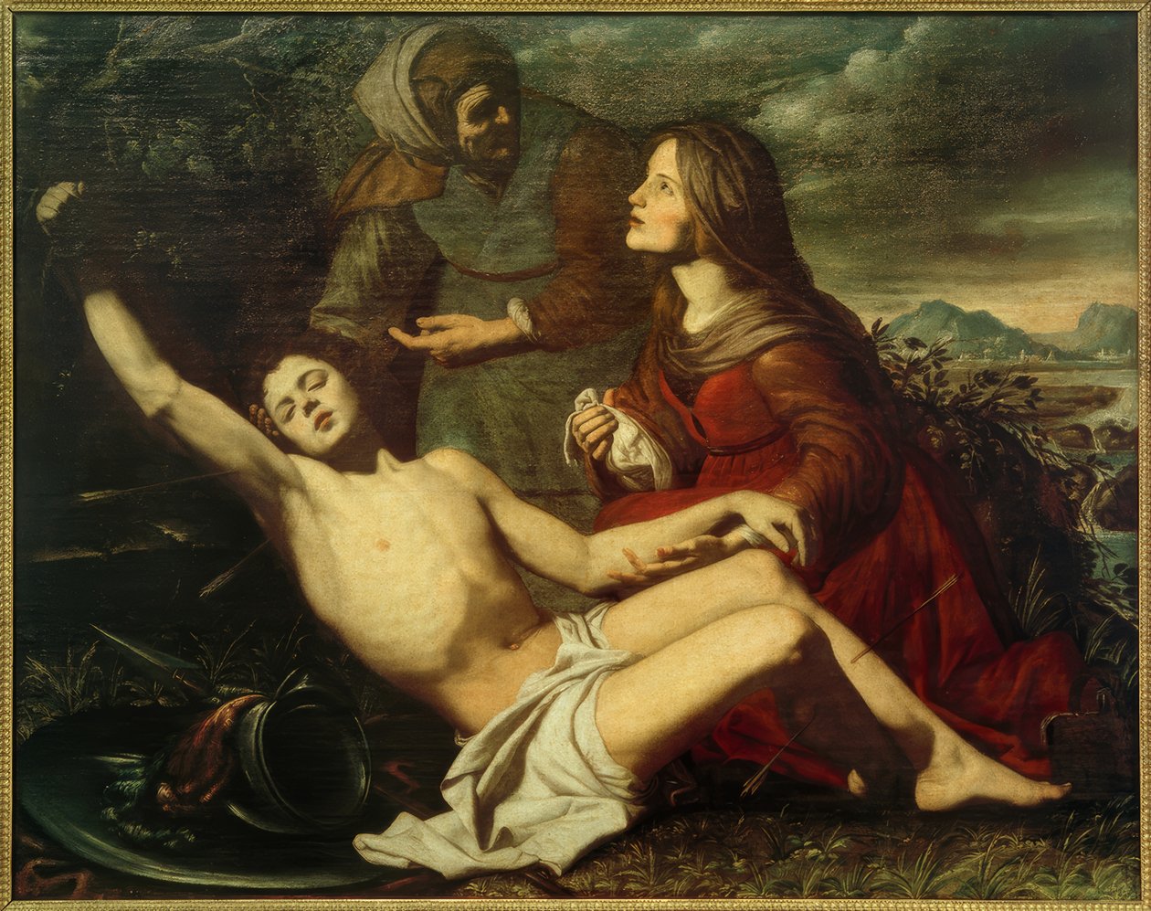 Saint Sébastien soigné par Sainte Irène - Onofrio Palumbo