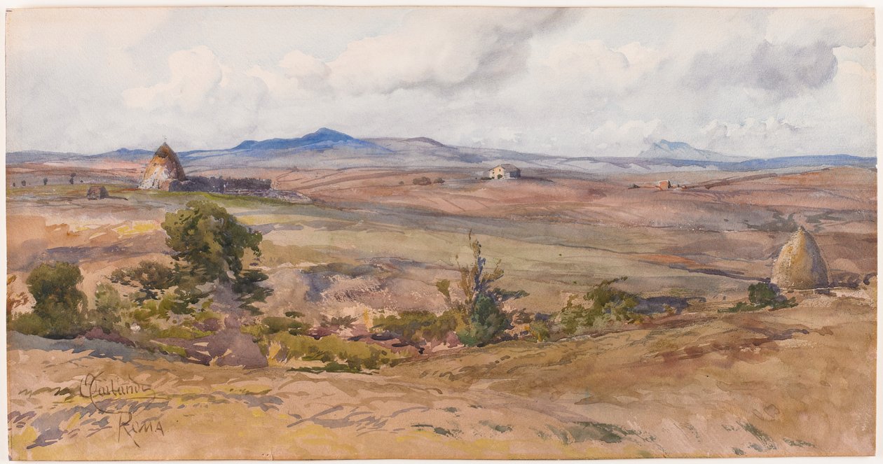 Paysage rural - Onorato Carlandi
