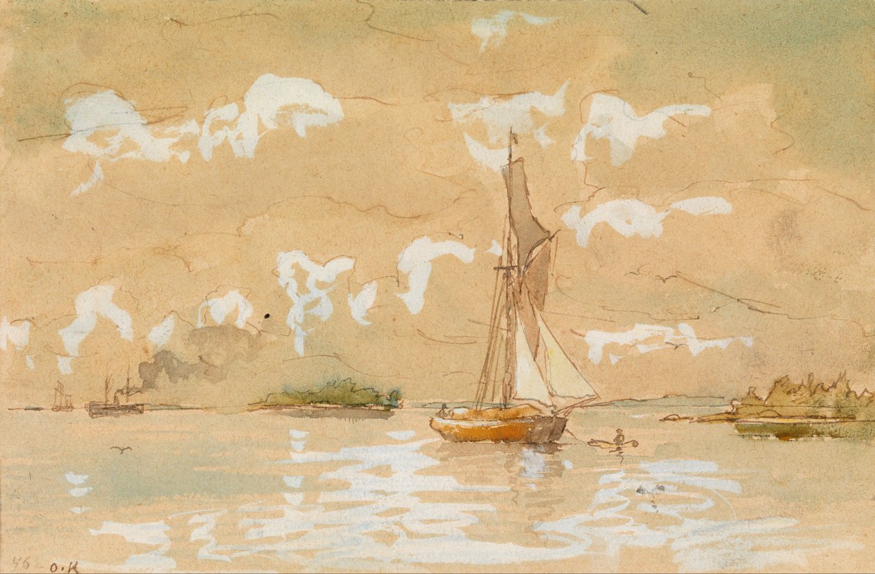 Paysage marin - Oscar Kleineh