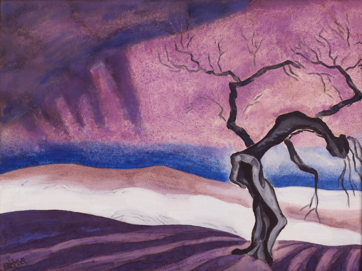 La Mort, 1926 - Oscar Bluemner
