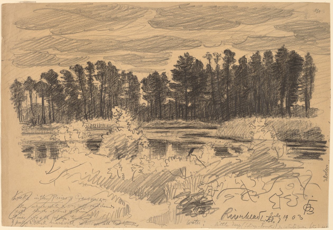 Riverhead, Long Island - Oscar F. Bluemner
