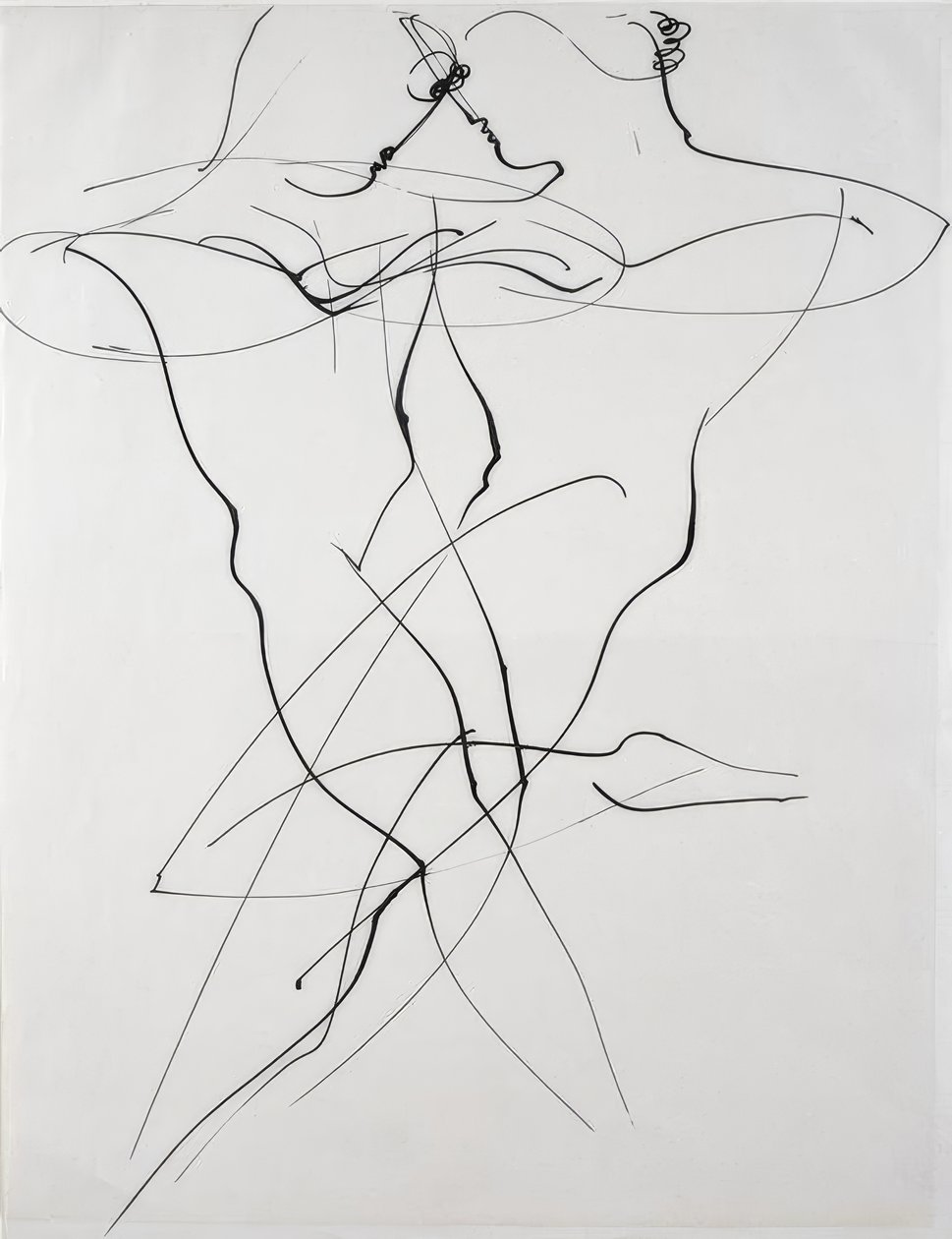 Deux balançoires en mouvement opposé - Oskar Schlemmer