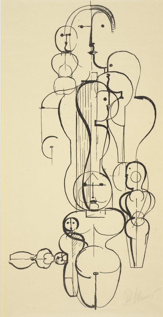 Plan figuratif K 1 - Oskar Schlemmer