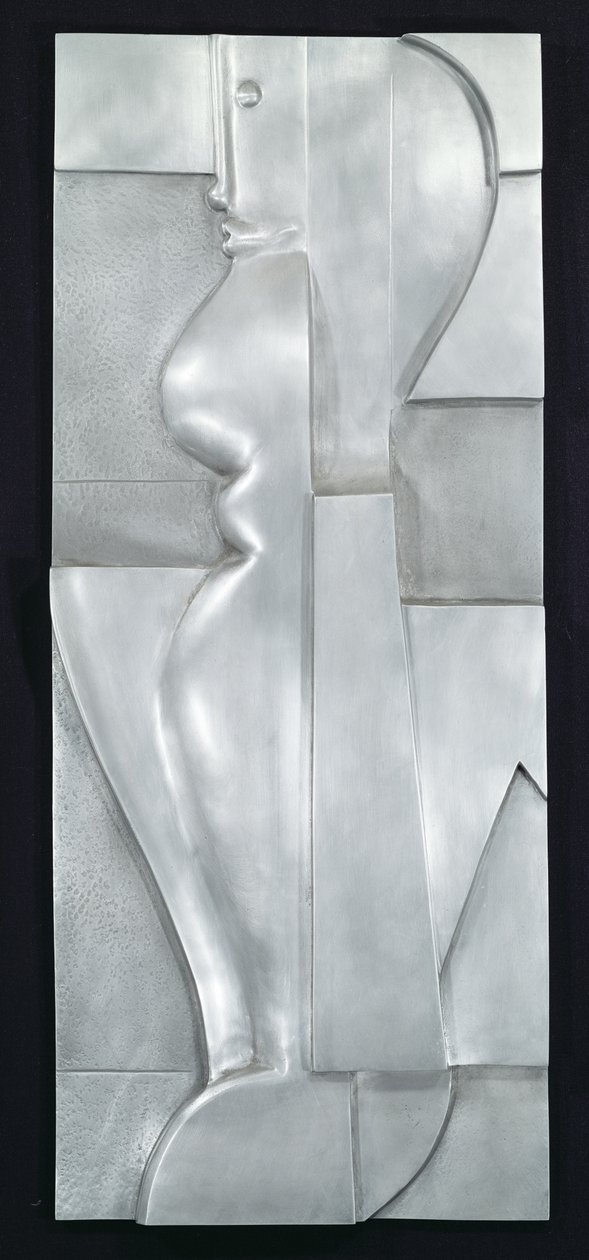 Relief H. Figure Abstraite, 1919 (aluminium) - Oskar Schlemmer
