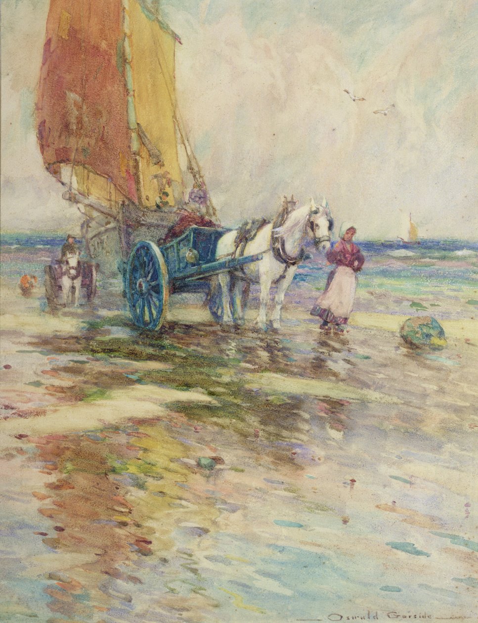 Sur la plage - Oswald Garside