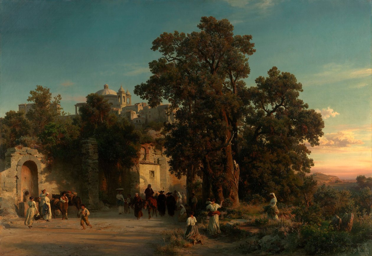 Soirée - Oswald Achenbach