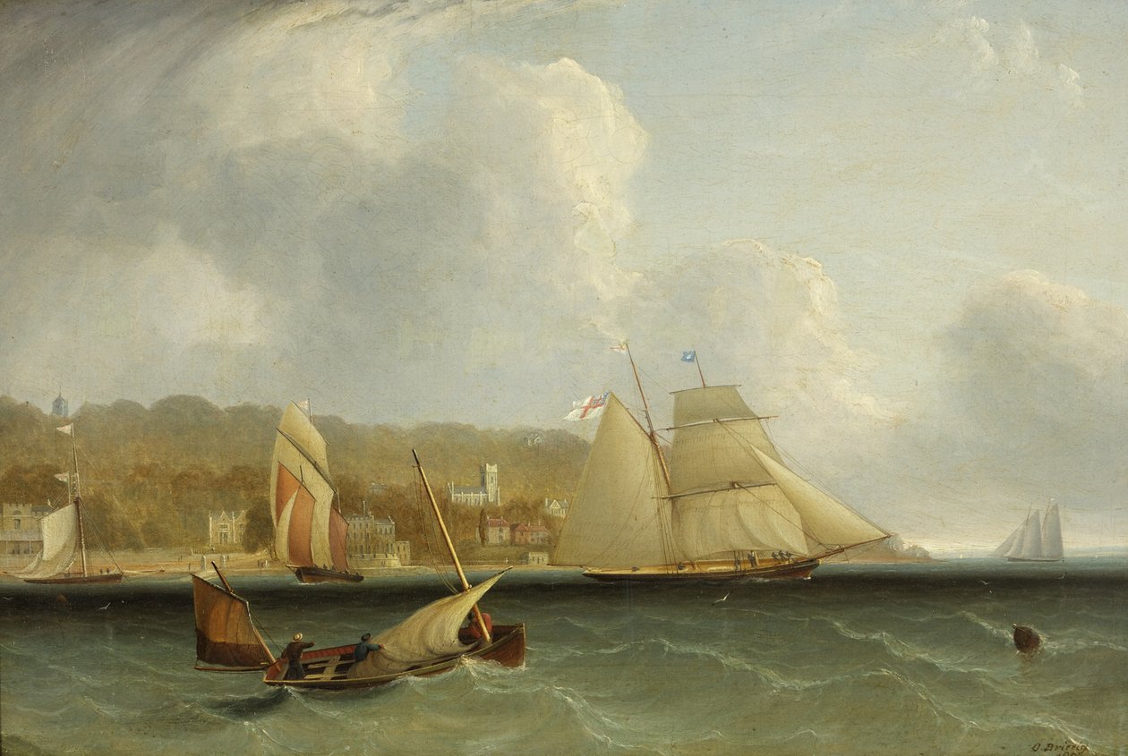 Scène de mer - Oswald Walters Brierly