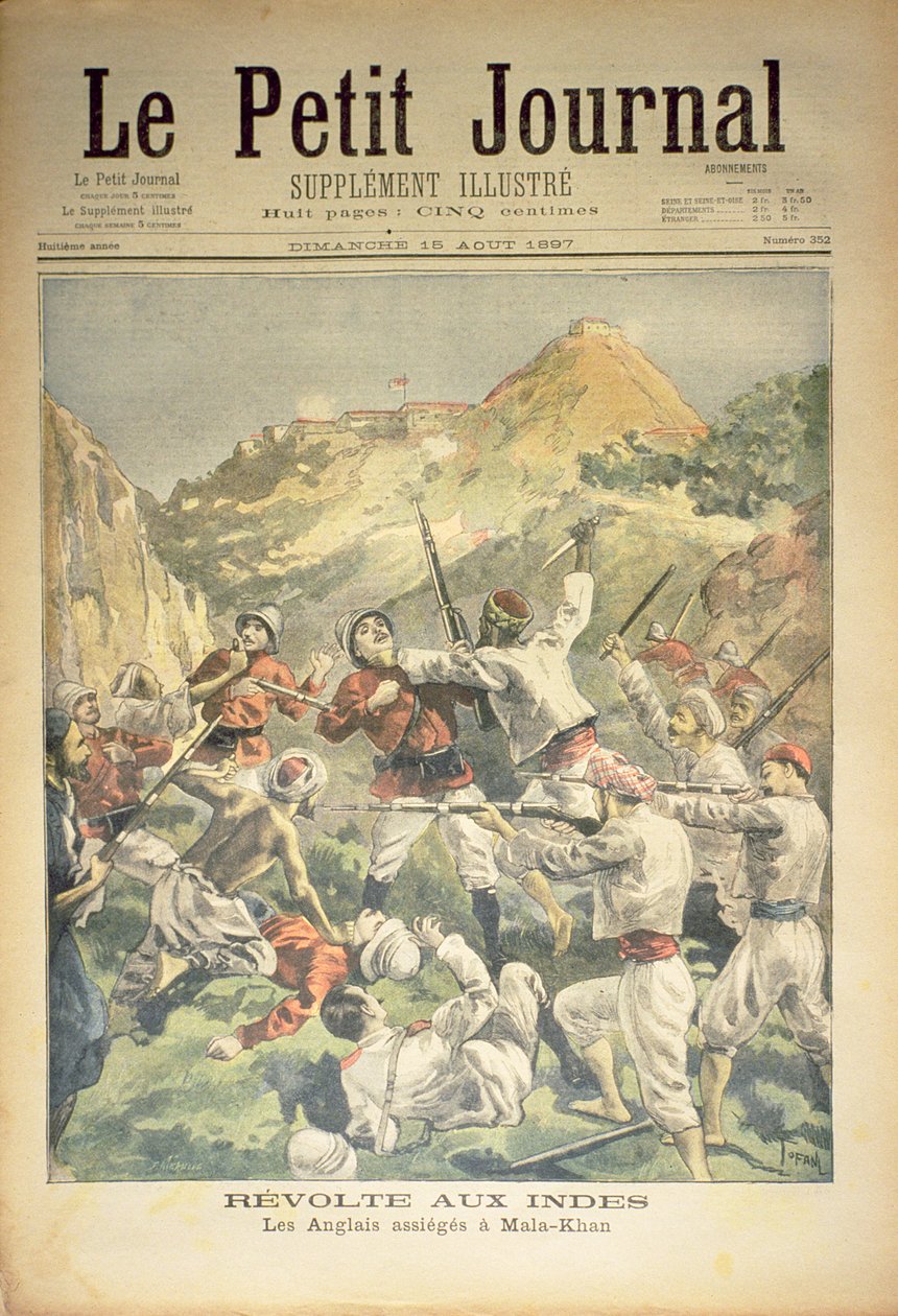 Révolte en Inde : les Anglais assiégés à Mala-Khan, couverture de 