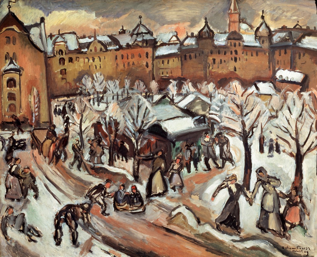 Neige à Munich, 1909 - Othon Friesz