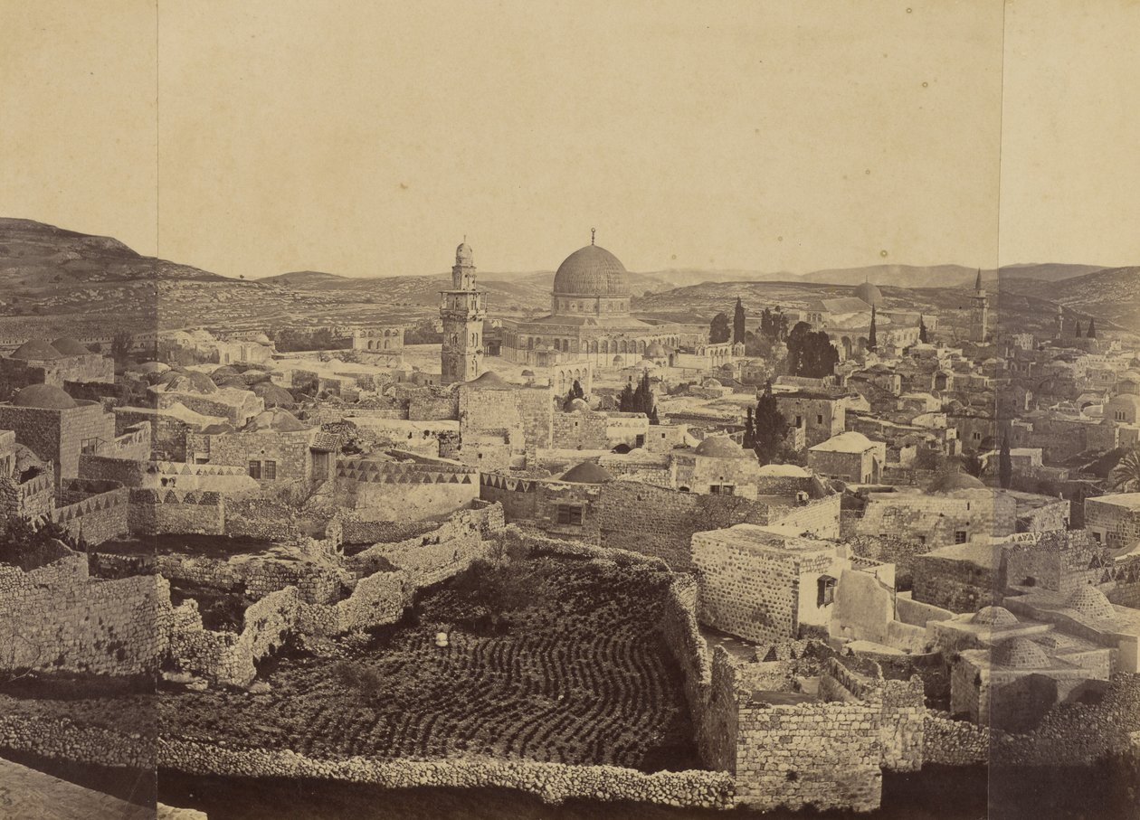 [Panorama de Jérusalem] - Othon Von Ostheim
