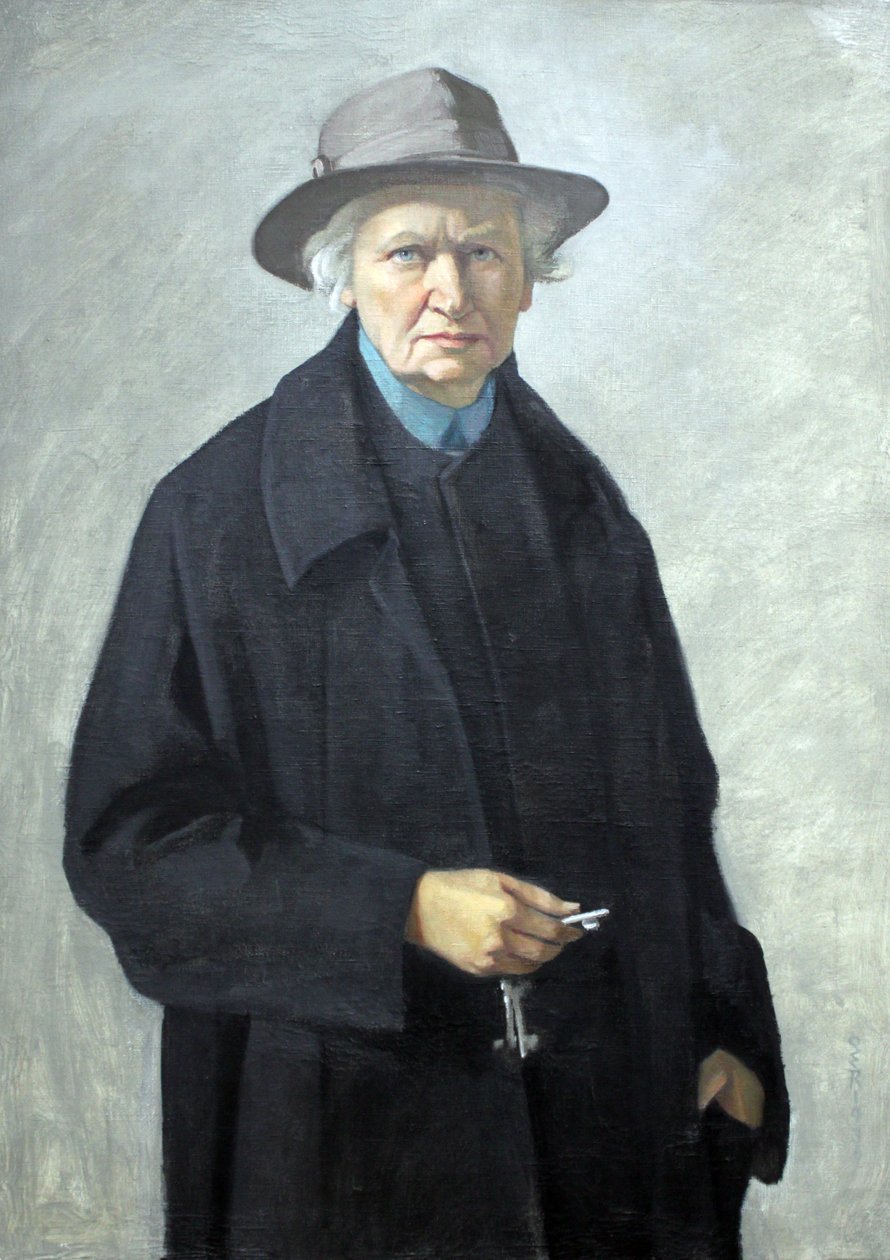 Autoportrait avec clés - Ottilie Roederstein