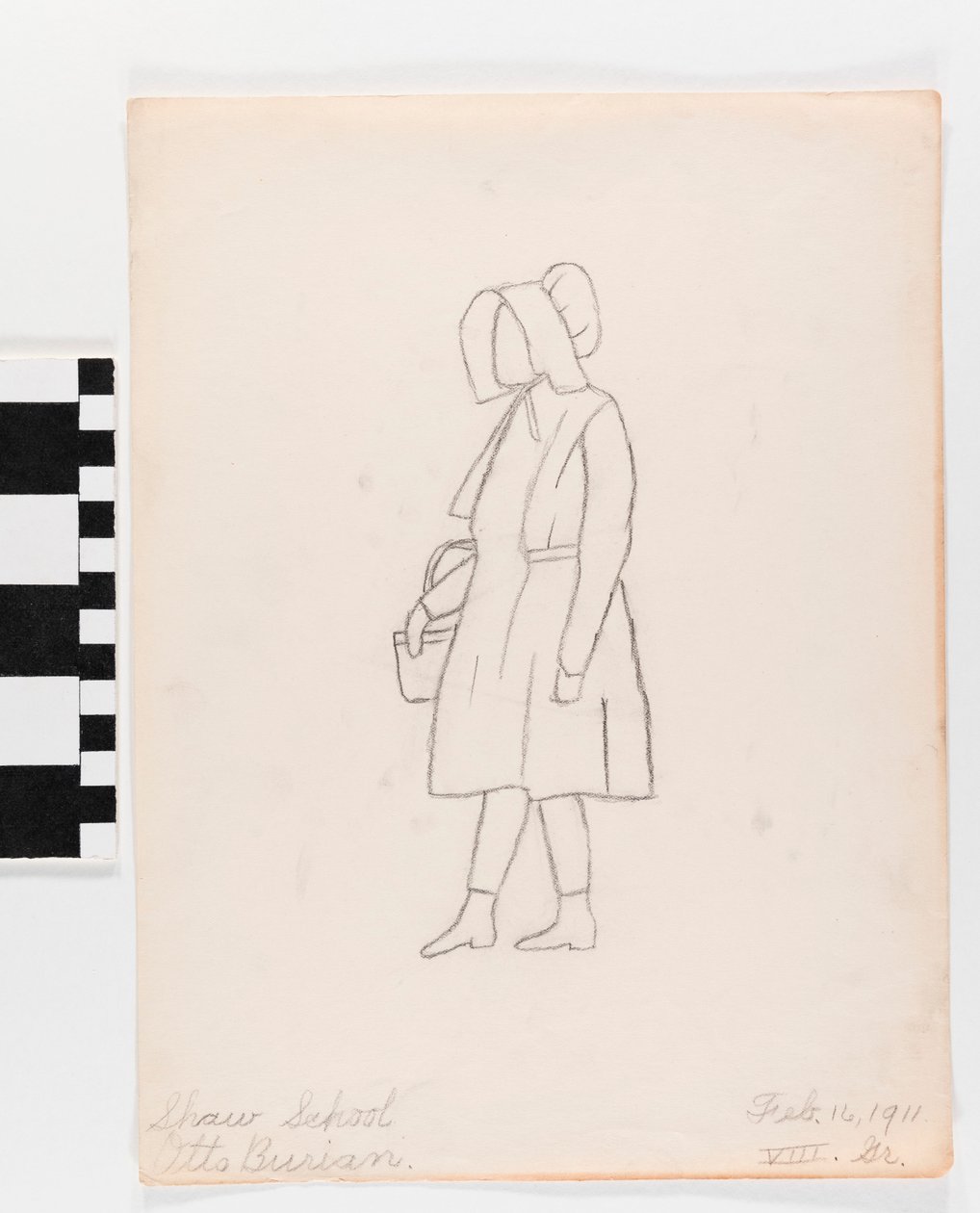 Dessin au crayon sur papier d