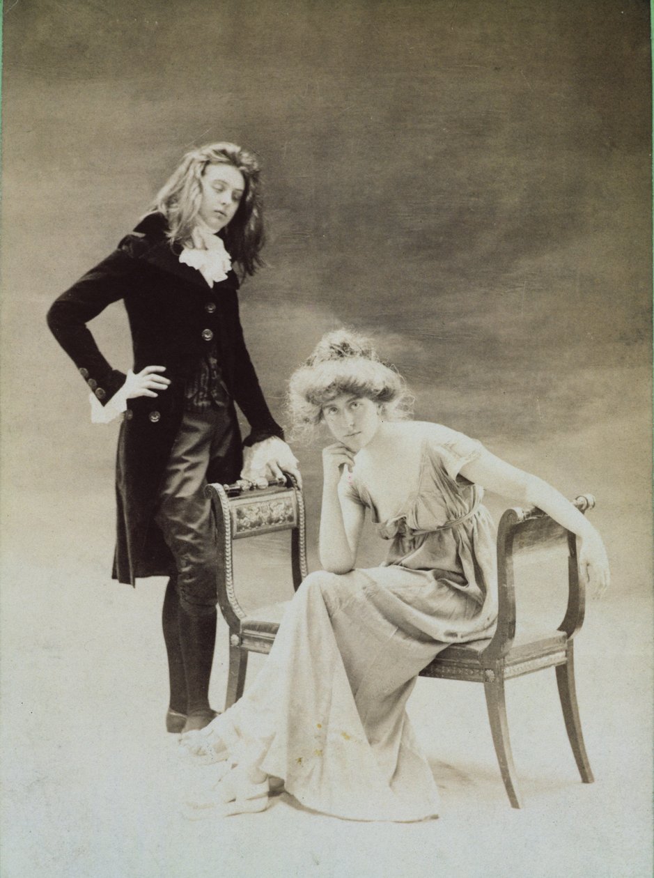 Nathalie Clifford Barney (1876-1972) et Renée Vivien (1877-1909) fin 19e siècle - Otto Studio