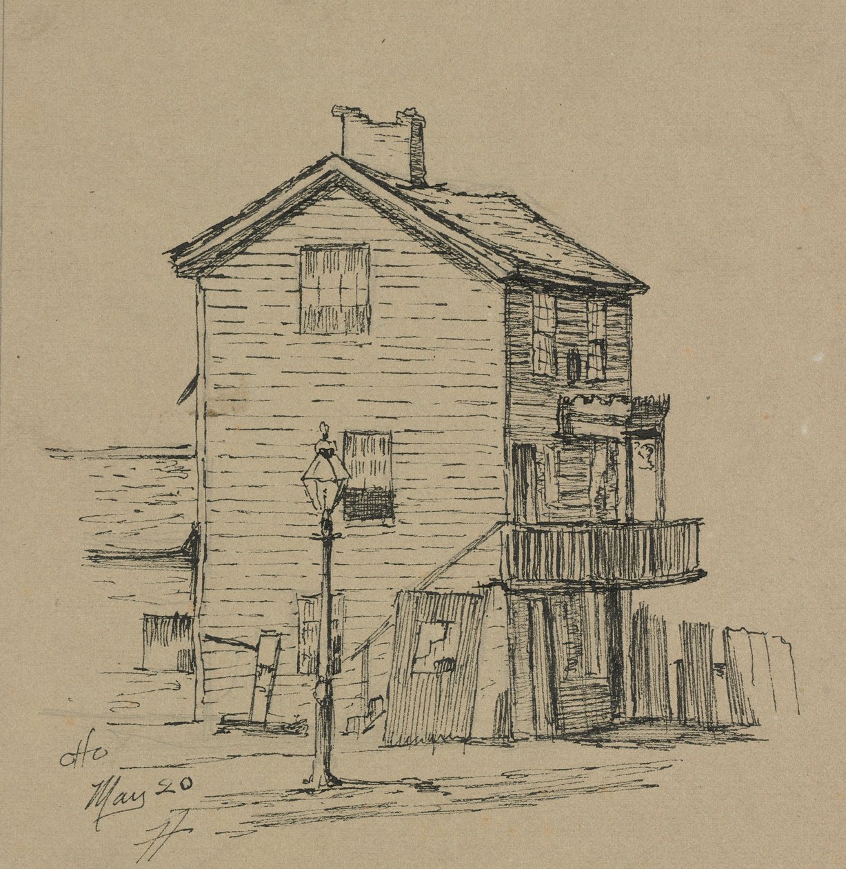 Une vieille maison, Cleveland - Otto H. Bacher