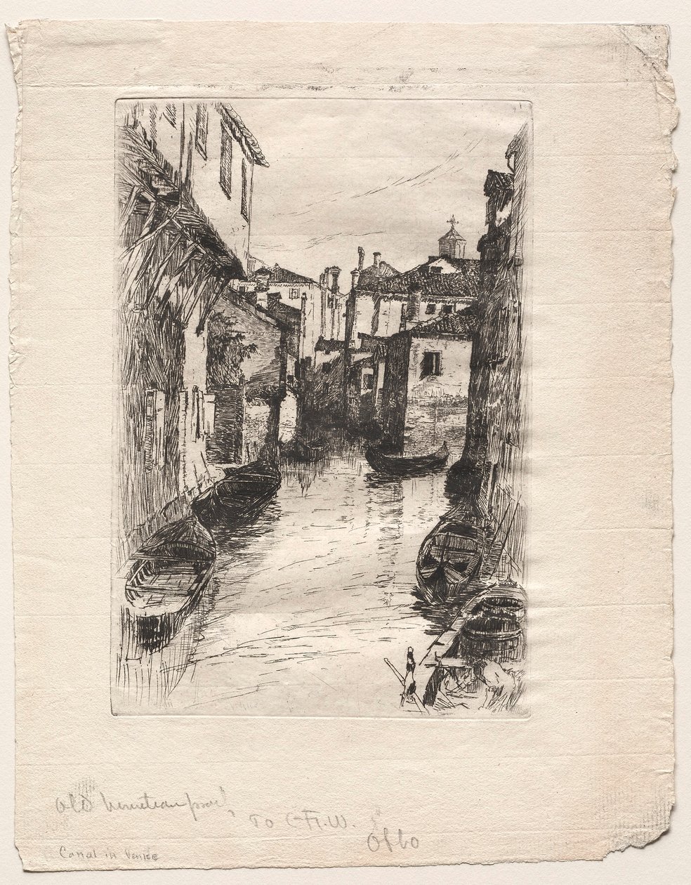 Canal à Venise, 1880 - Otto H. Bacher
