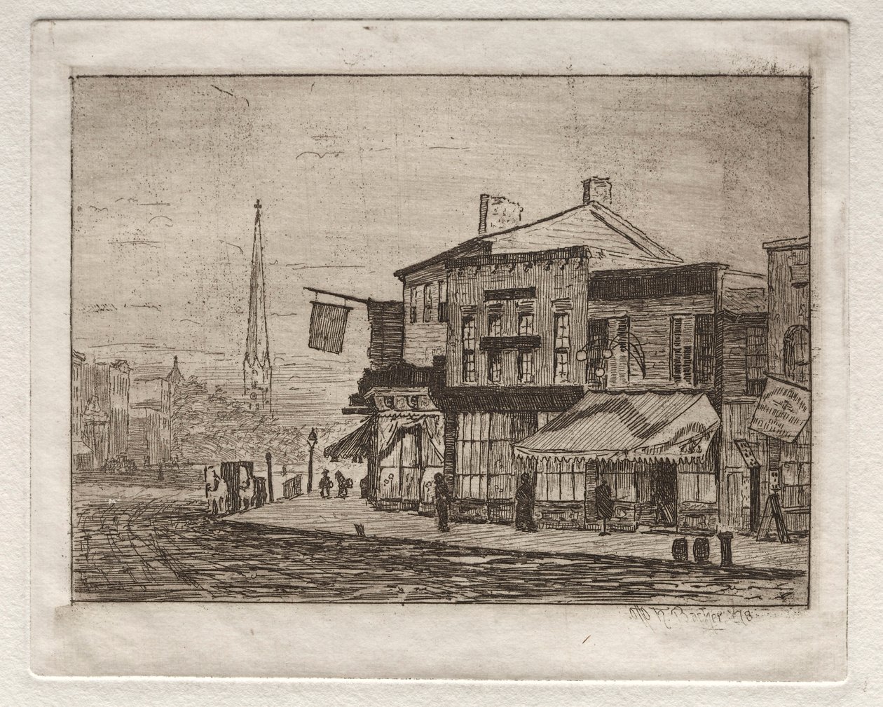 Cleveland, Woodland Avenue et Eagle Street - Otto H. Bacher