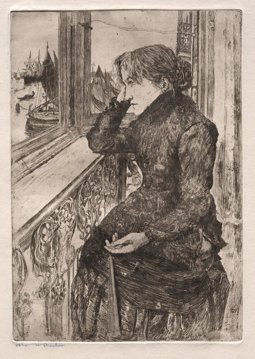 Eaux-fortes de Venise : Belle vue, 1882 - Otto H. Bacher