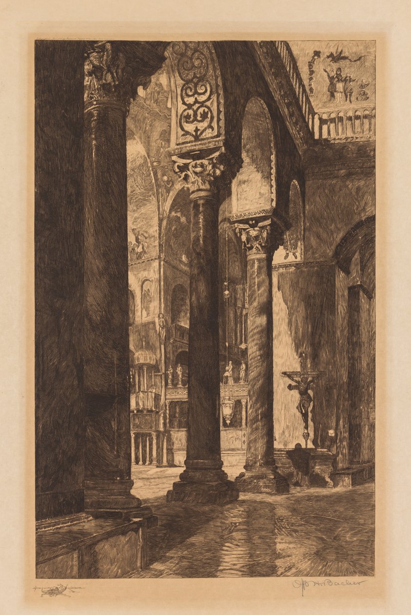 Intérieur de Saint-Marc, Venise - Otto H. Bacher