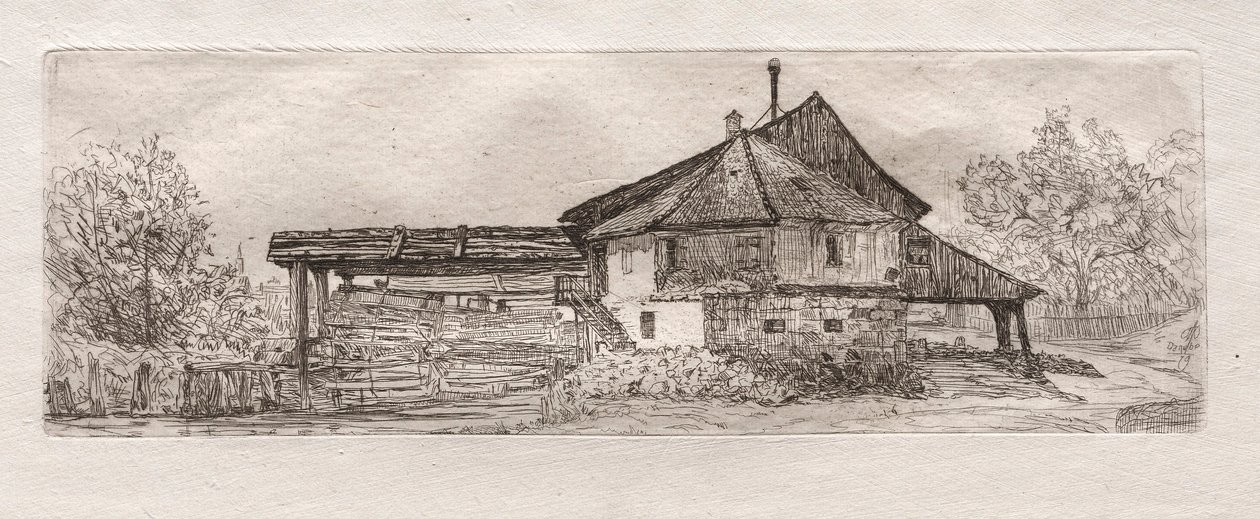 Vieux Moulin sur le Danube - Otto H. Bacher