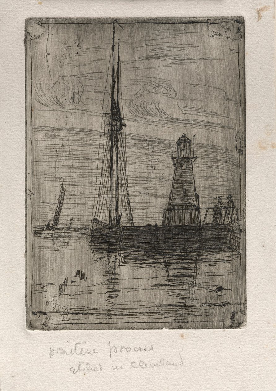 Jetée sur la rivière - Otto H. Bacher