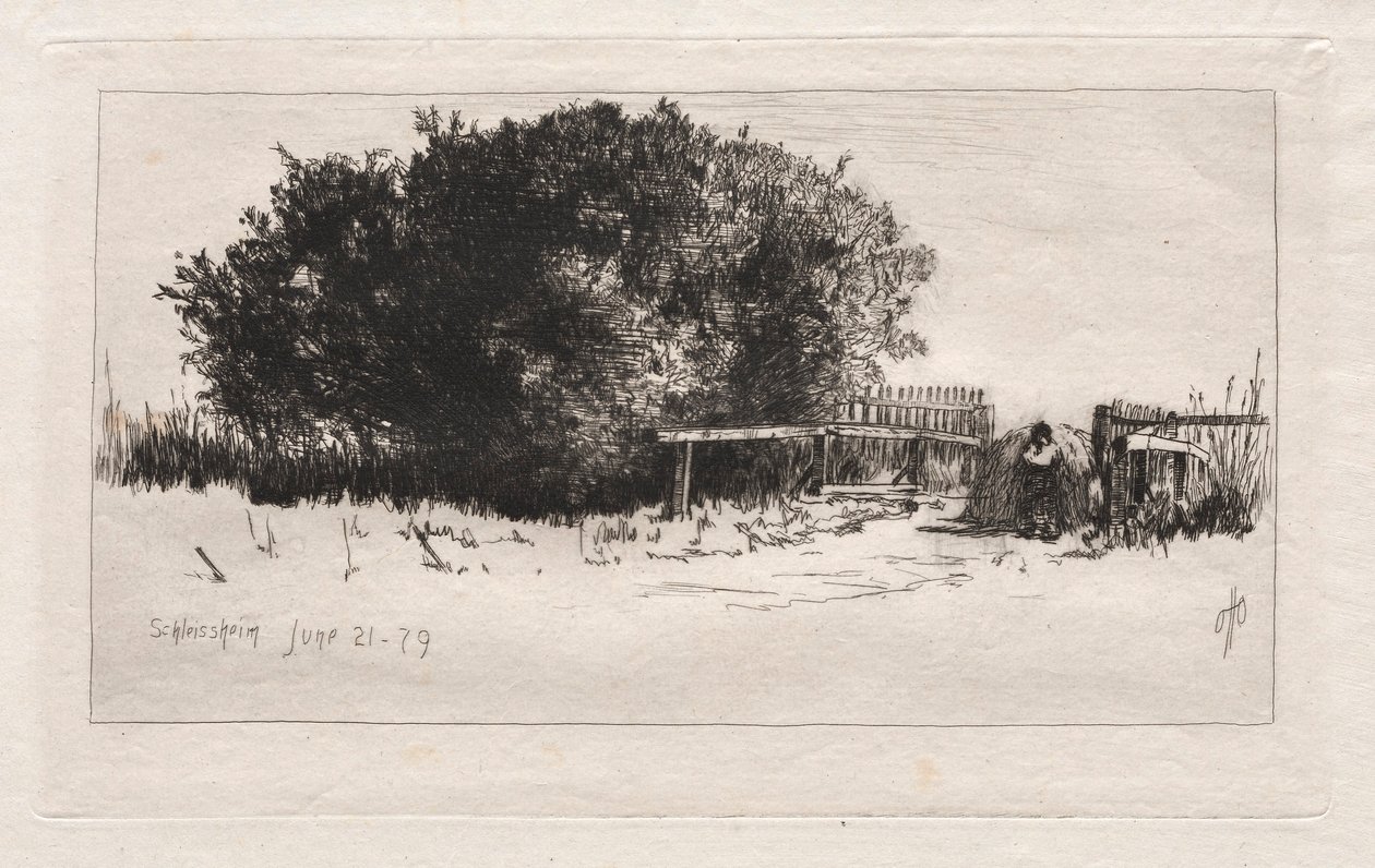La Porte, Schleissheim, 1879 - Otto H. Bacher