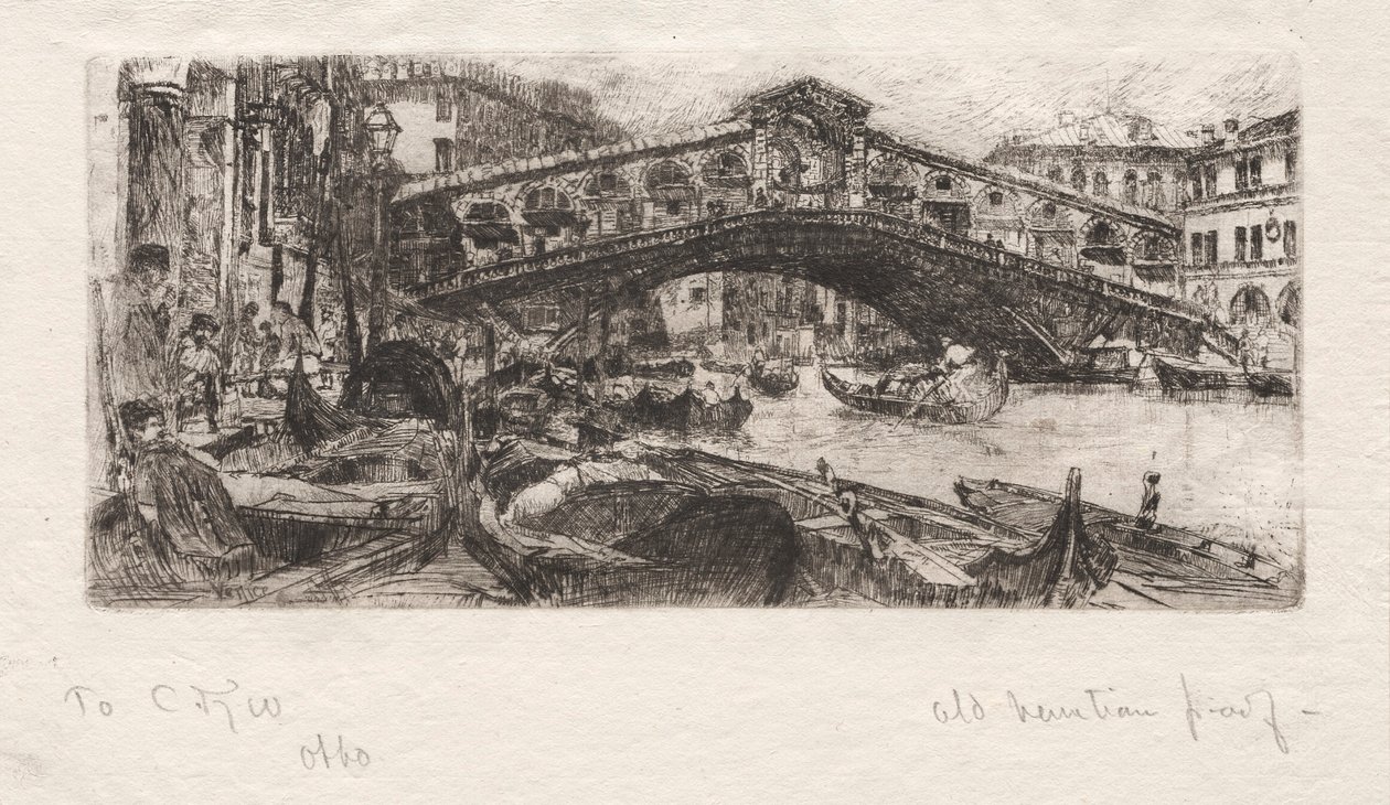 Le Rialto, Venise - Otto H. Bacher