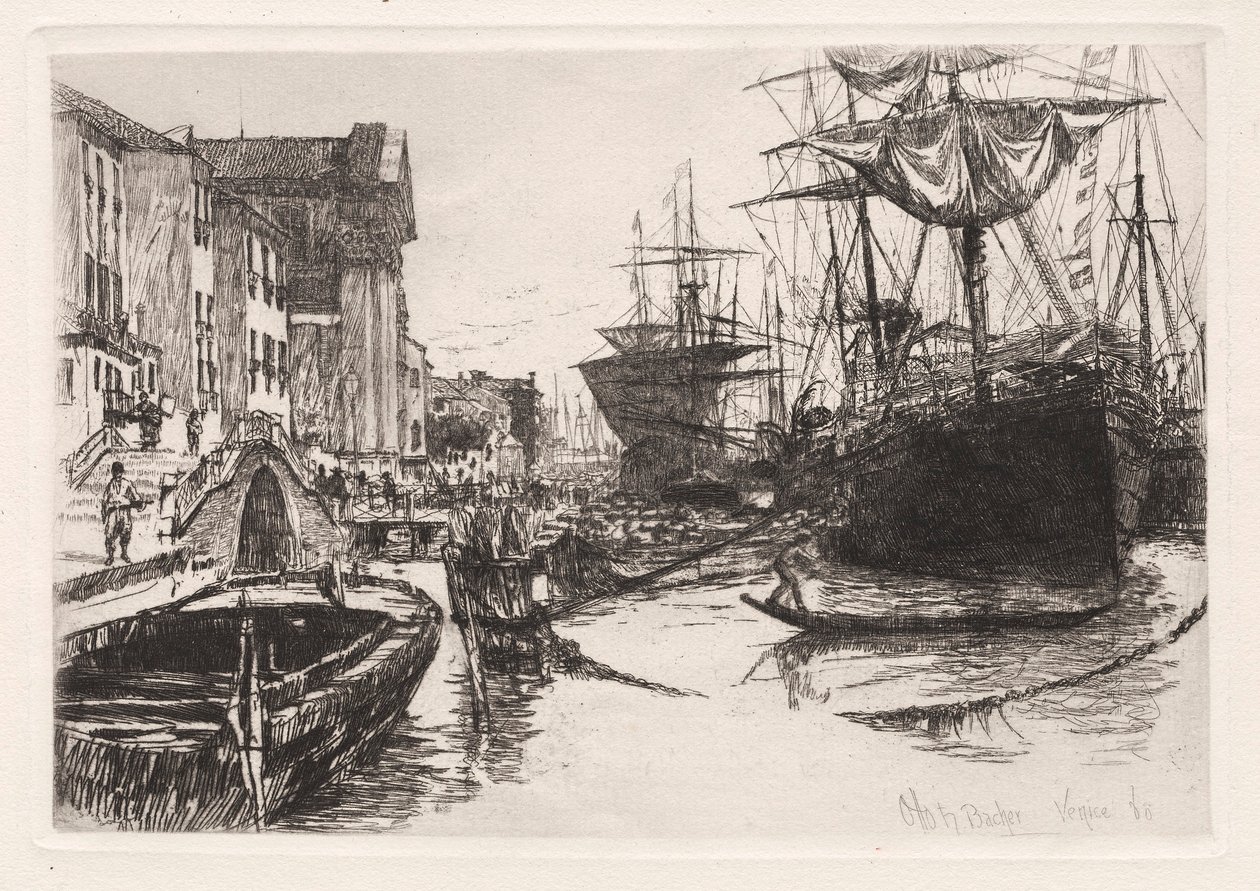 Venise, 1880 - Otto H. Bacher