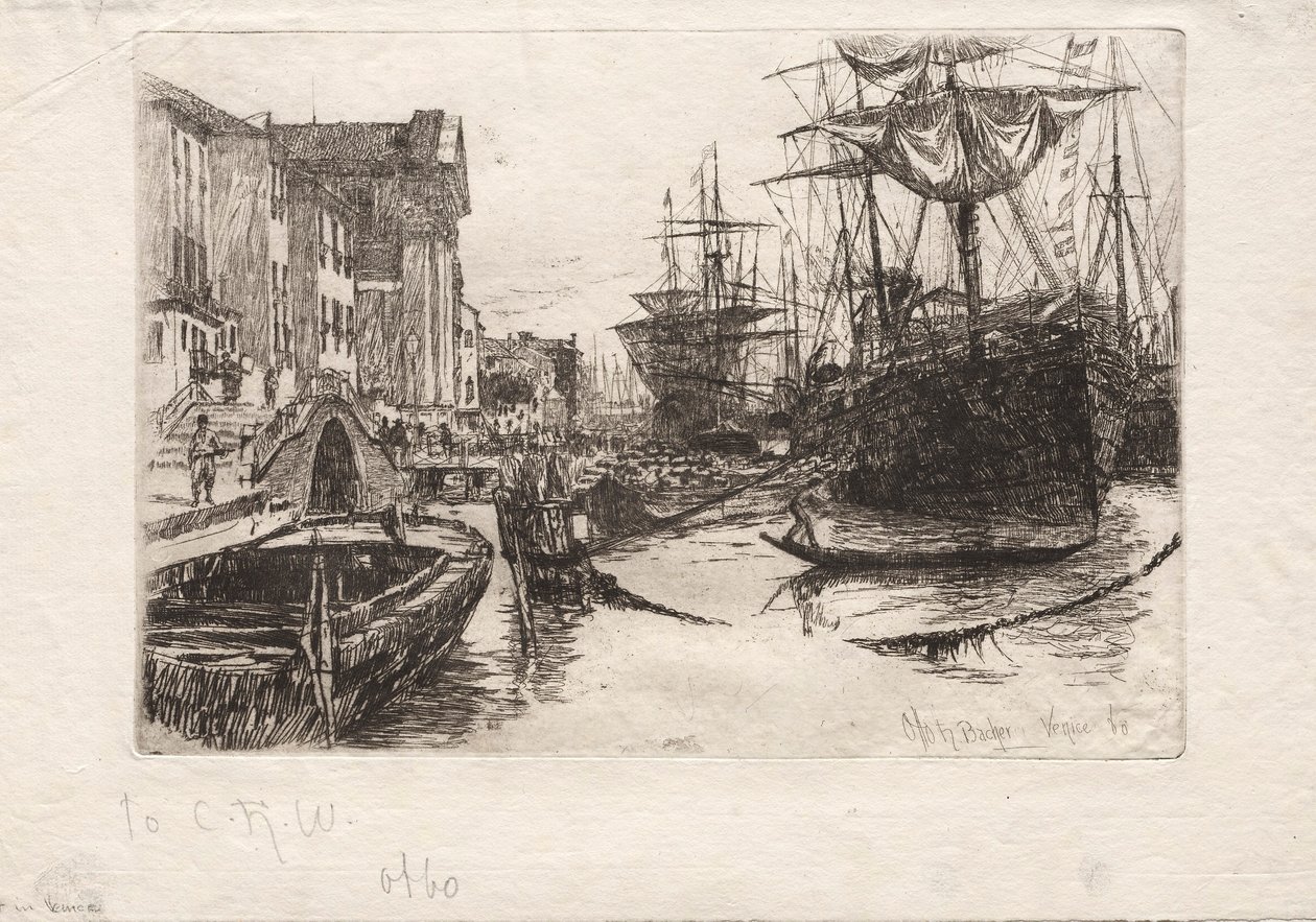 Vue de Venise, 1880 - Otto H. Bacher