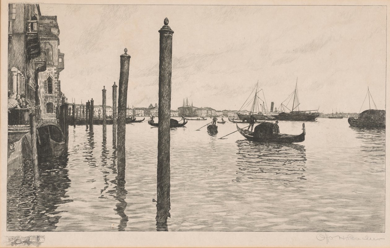 Grand Canal, Venise - Otto Henry Bacher