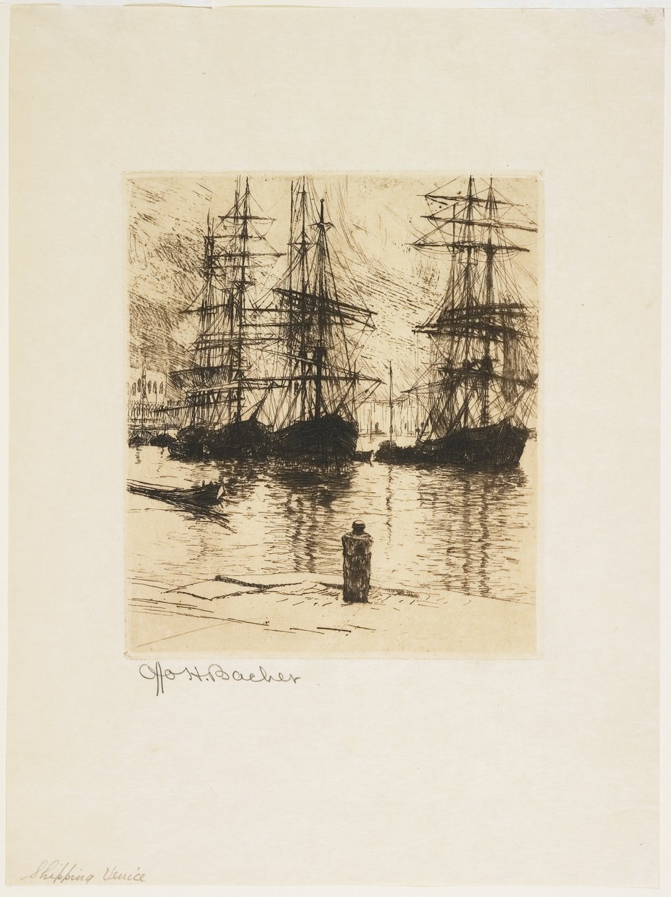 Navigation, Venise, 1879-1880 - Otto Henry Bacher