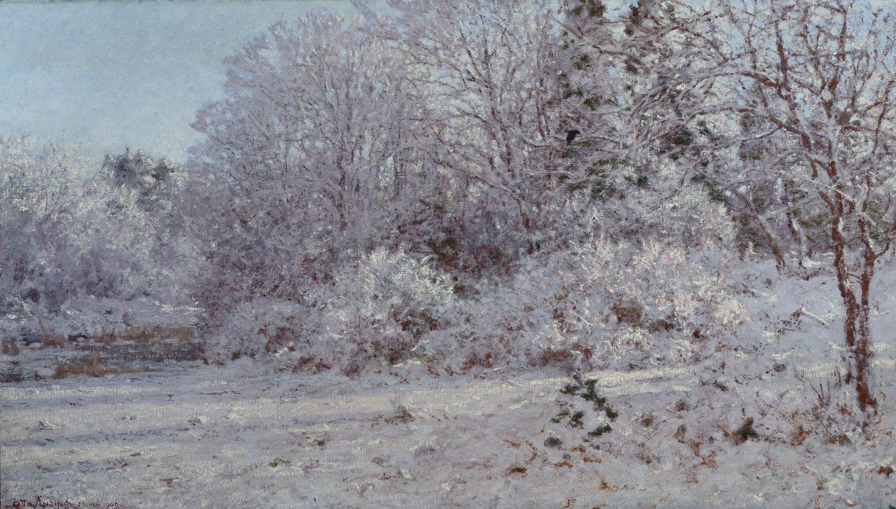 Neige à Munich - Otto Ludvig Sinding