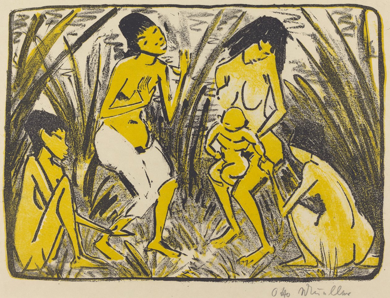 La découverte de Moïse - Otto Müller