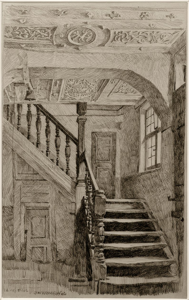 De la maison de travail à Marburg - Otto Ubbelohde