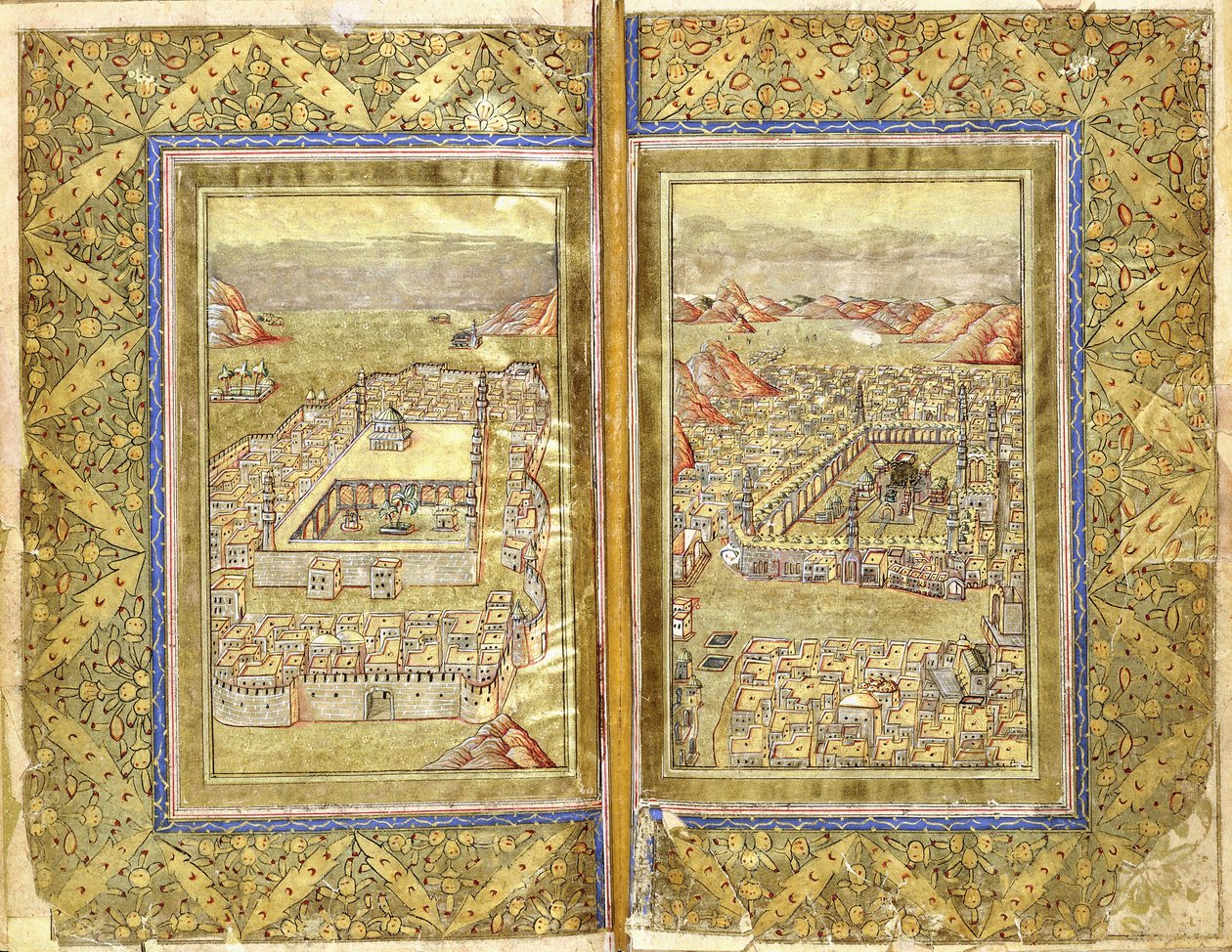 Vues de La Mecque et Médine, vers 1794-5 - Ottoman School