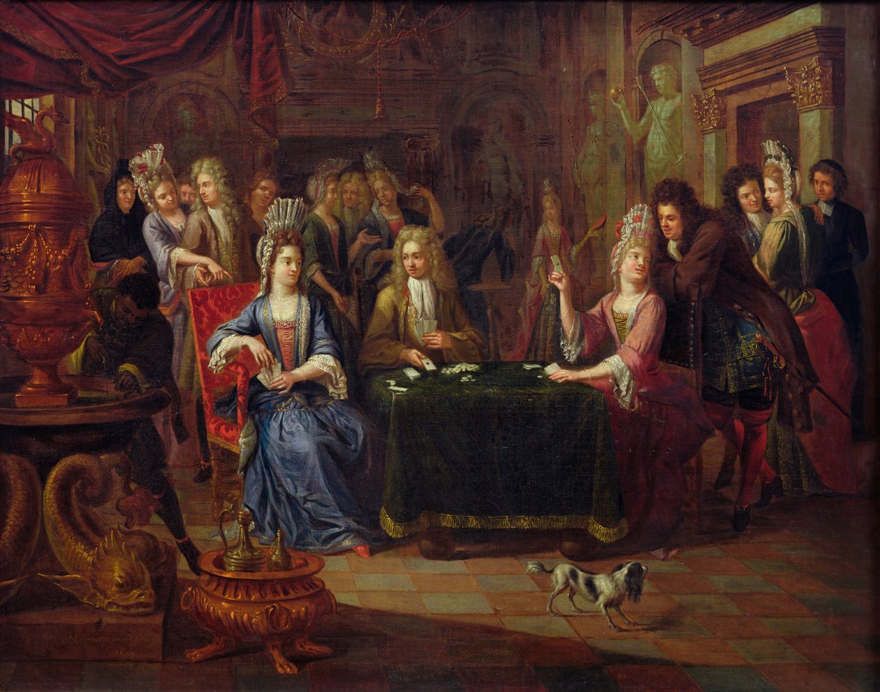 Les joueurs de cartes, 1699 - P. Bergaigne