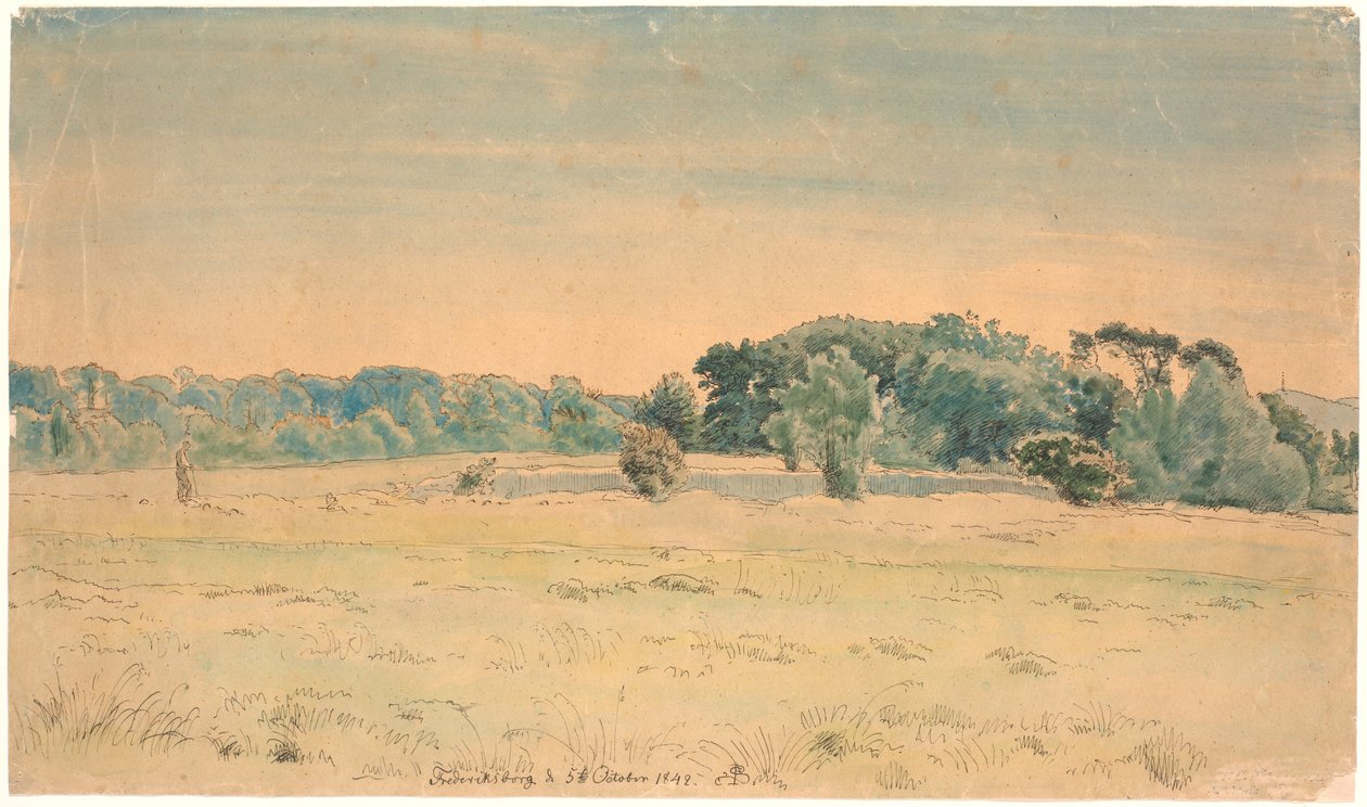 Paysage de Frederiksborg - P.C. Skovgaard