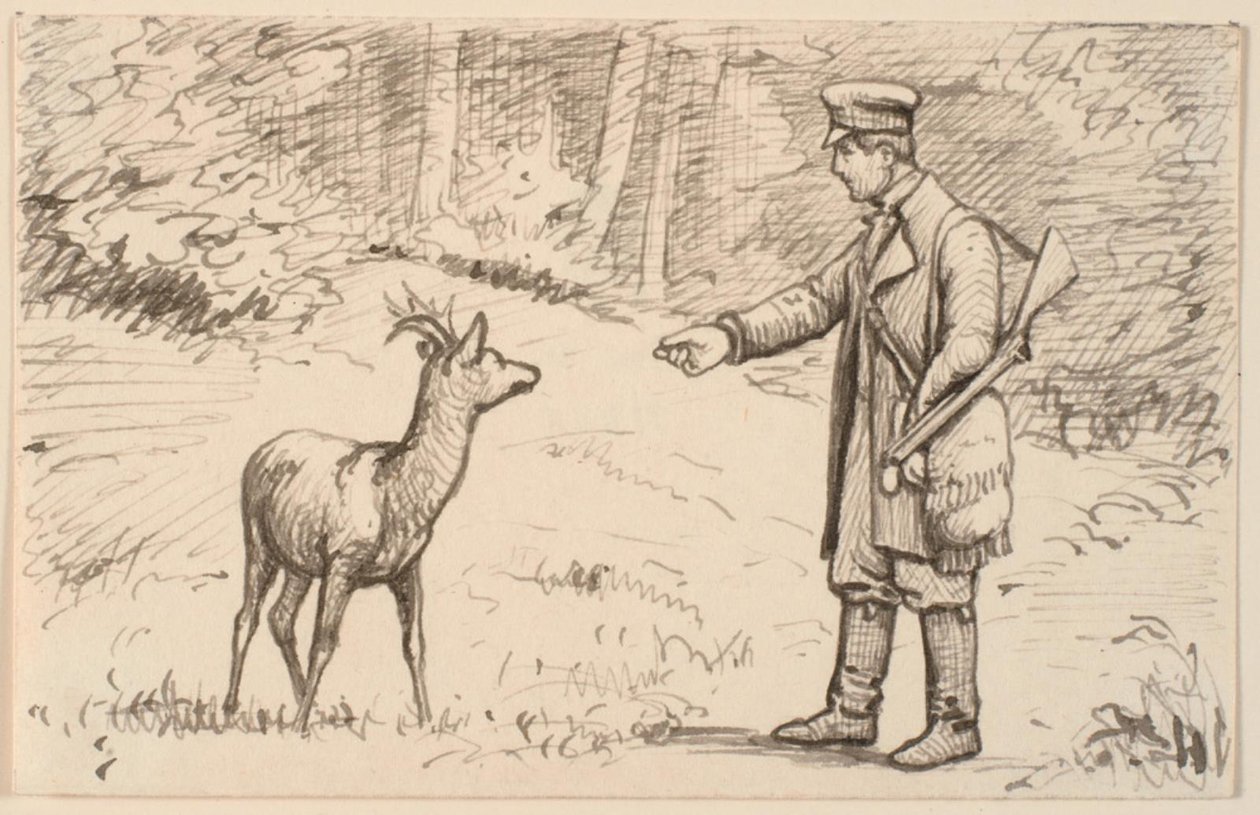 La rencontre dans la forêt - P.C. Skovgaard