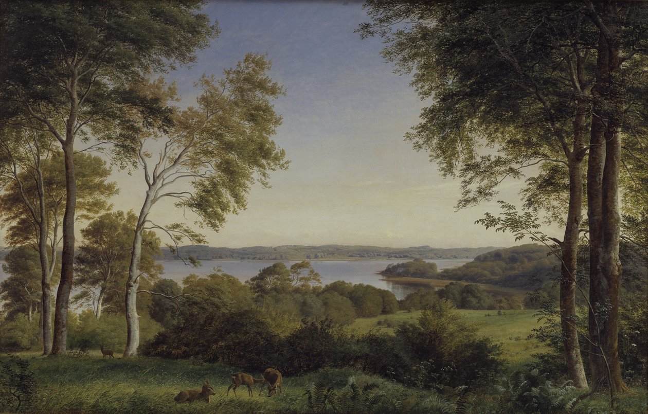 Vue sur le lac Skarre - P.C. Skovgaard