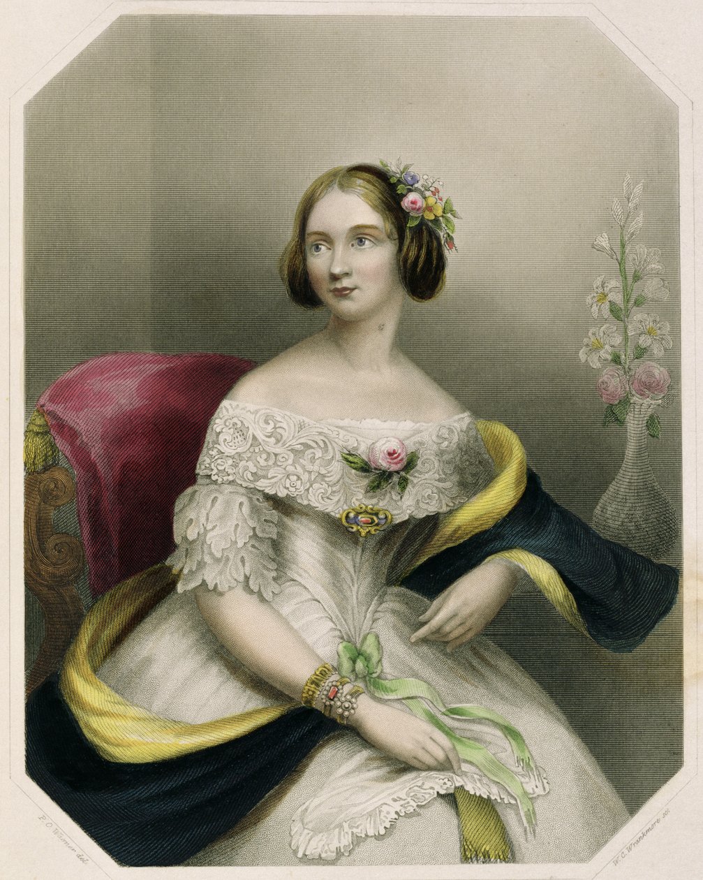 Jenny Lind, gravée par W.C. Wrankmore - P.O. Wagner