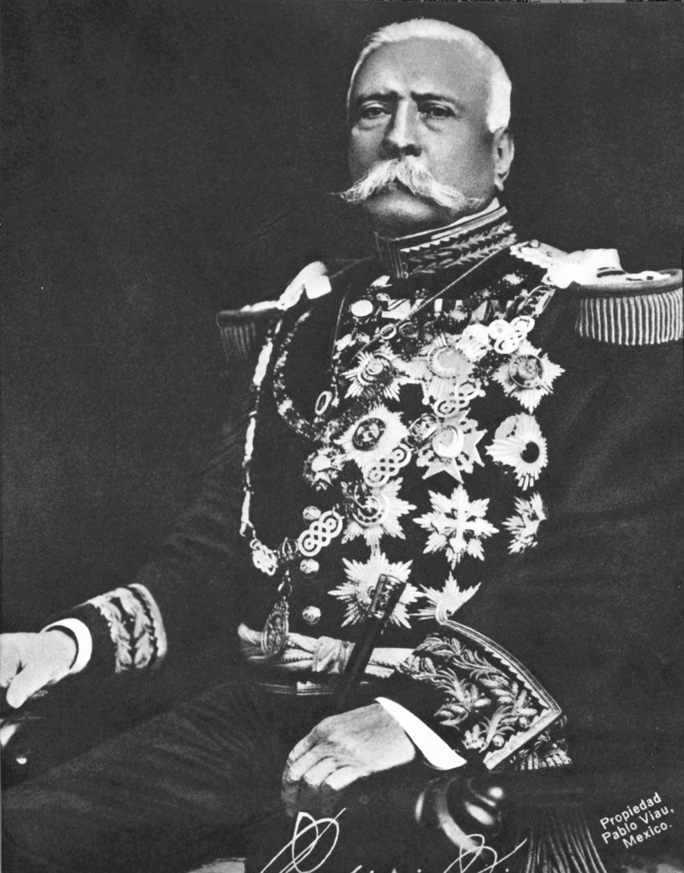 Porfirio Diaz du Mexique, vers 1910 - Pablo Viau